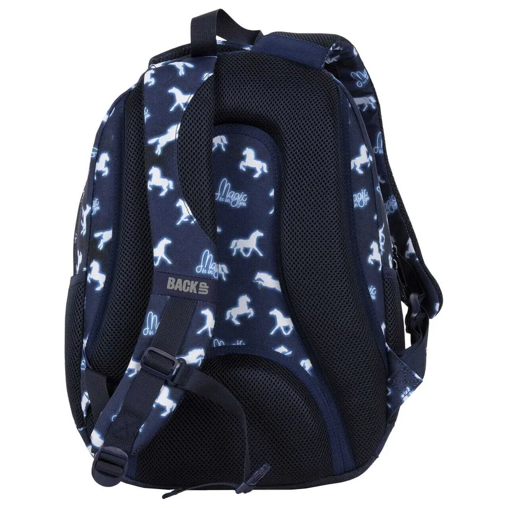 Cartable scolaire chevaux BackUp avec compartiments ergonomiques - 3