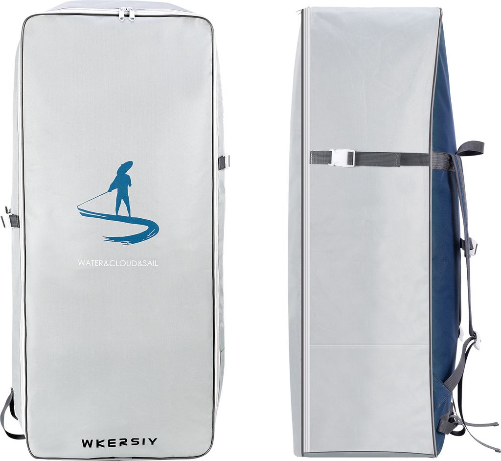 SUP-Surfbrett-Tasche, Stand-Up-Paddle-Board-Rucksack, 105 l Paddle-Board-Rucksack, Reiserucksack, PVC wasserdicht + Oxford-Tuch