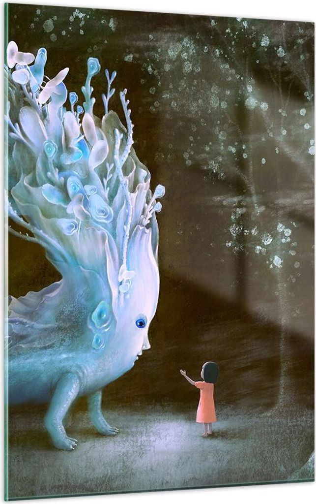 Bilder auf glas - Einteilig - Monster Kind Fee - 50x70cm - Produktbild 