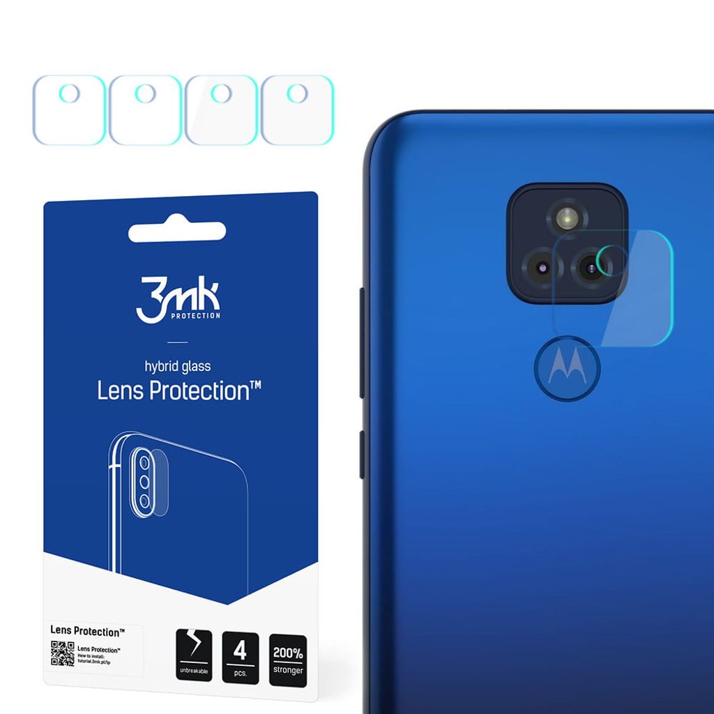 3mk Hybridglas Lens Protection für Motorola Moto G Play Kamera Objektiv Kameralinse 0,16mm 6H (4 Stück)
