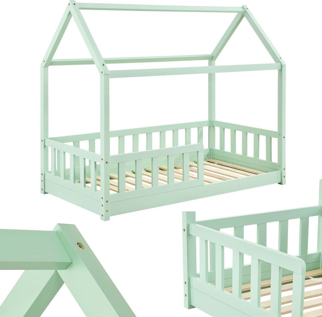 Juskys Kinderbett Marli 80 x 160 cm - Rausfallschutz, Produktbild 1