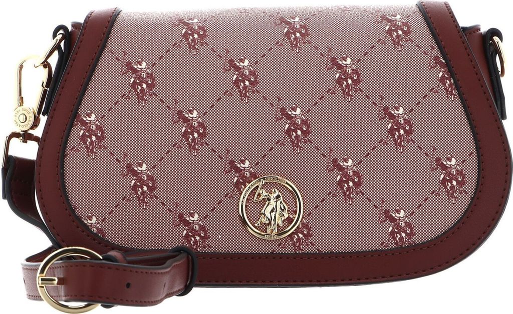 U.S. POLO ASSN. Umhängetasche Hampton Flap Crossbody Brick terracotta