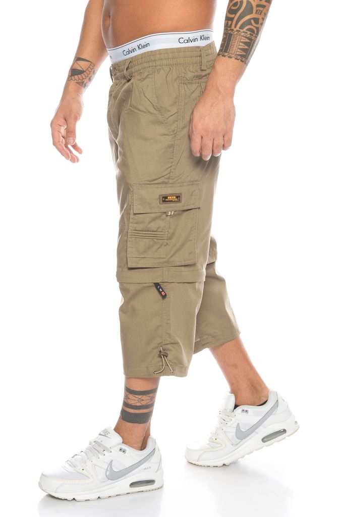 Herren Bekleidung Kurze Hosen Cargo Shorts Moncler Cargo-Shorts aus einem Baumwollgemisch in Grün für Herren 