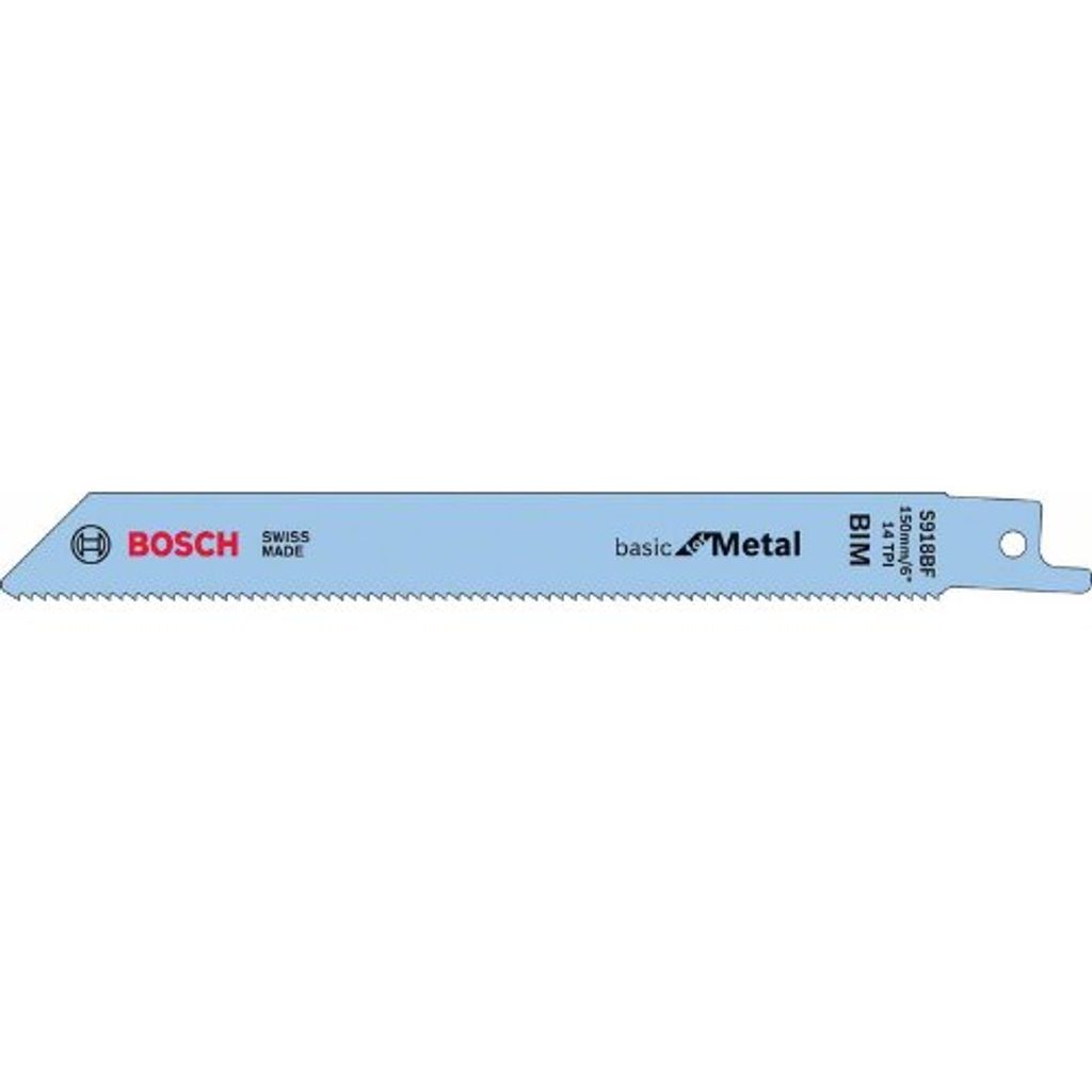 Säbelsägebl. S 918 BF L.150mm B.16mm TPI 14 1,8mm geschr.,gefr.2 St./Karte BOSCH