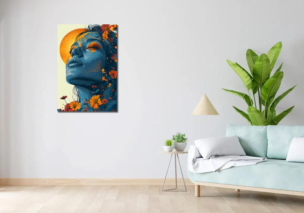 Quadro 60x90 cm Pioggia solare - 2