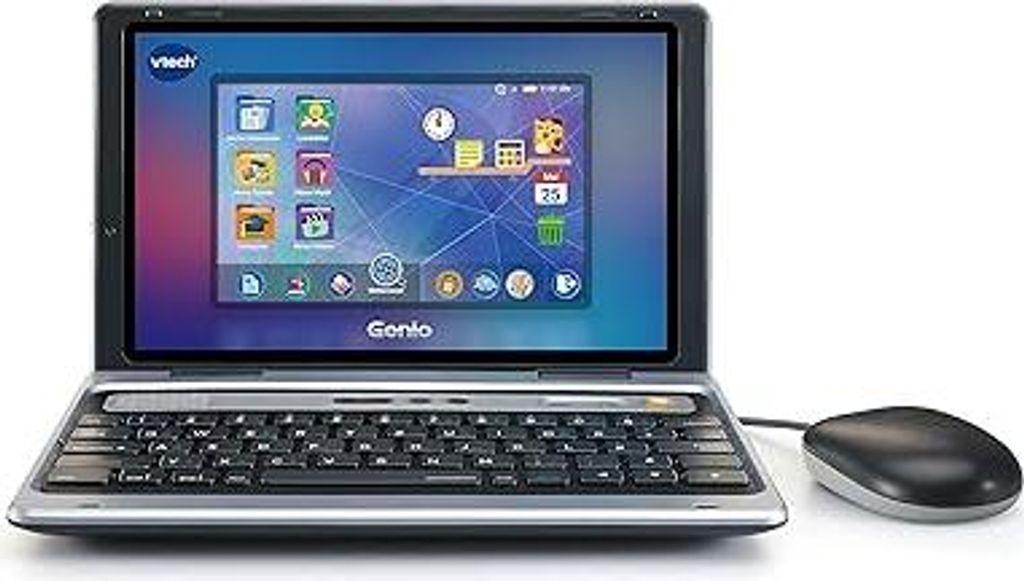Vtech Genio Lernlaptop XL – Lerncomputer mit großen 7-LCD-Bildschirm mit Internetzugang, Textprogramm und vielen Lerninhalten – Für Kinder vo...