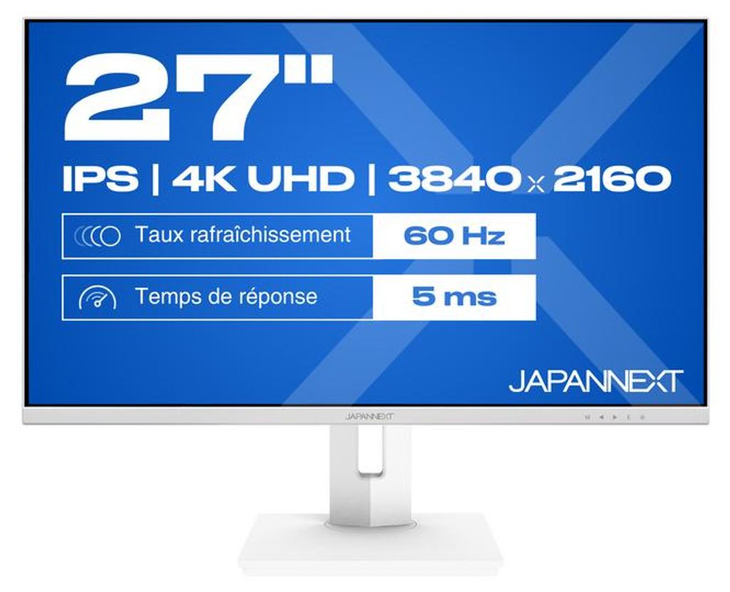 JAPANNEXT JN-IPS270UHD60F-C65W-HSP-W, 68,6 cm (27"), 3840 x Produktbild 