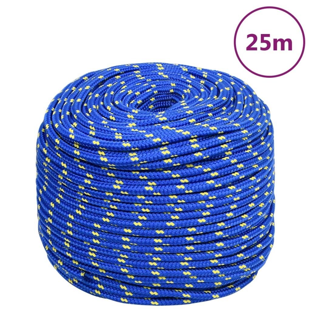 vidaXL Bootsseil Blau 8 mm 25 m Polypropylen Zdjęcie produktu 