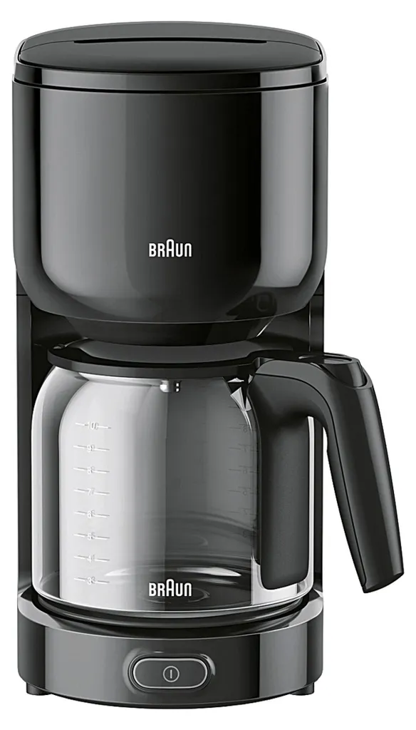 Braun KF 3120 BK Noir - Machine à café filtre PureEase haute performance