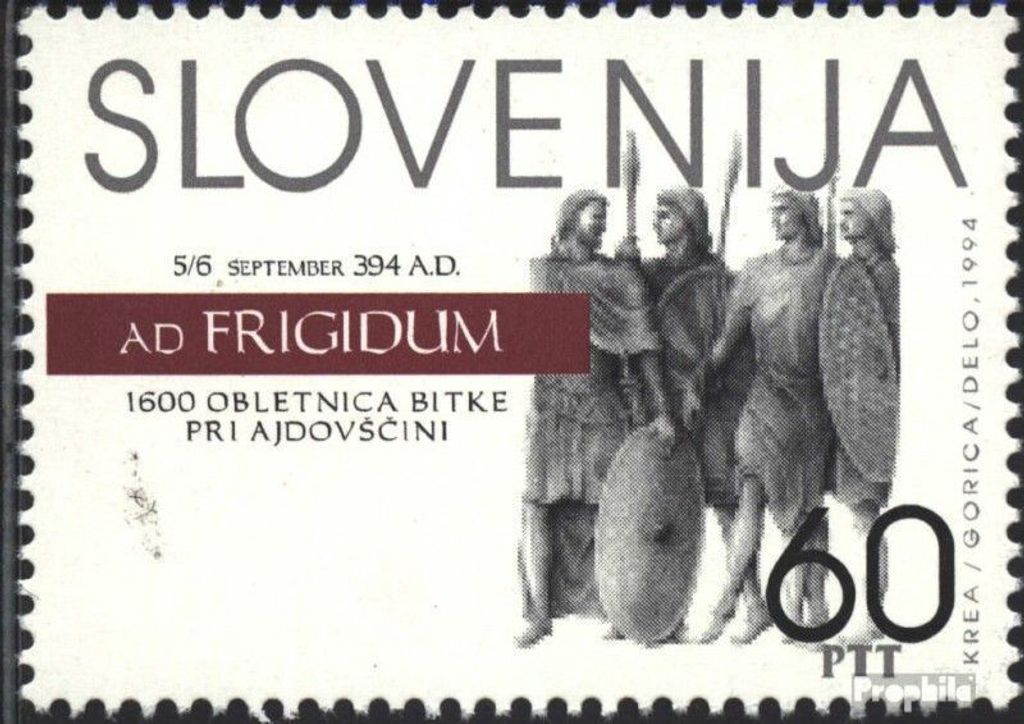 Briefmarken Slowenien 1994 Mi 92 (kompl.Ausg.) postfrisch Schlacht am Frigido