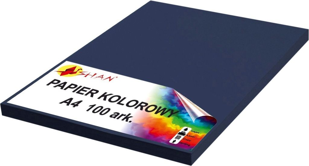 Farbpapier A4 80g navy blau 100 Blatt Produktbild 