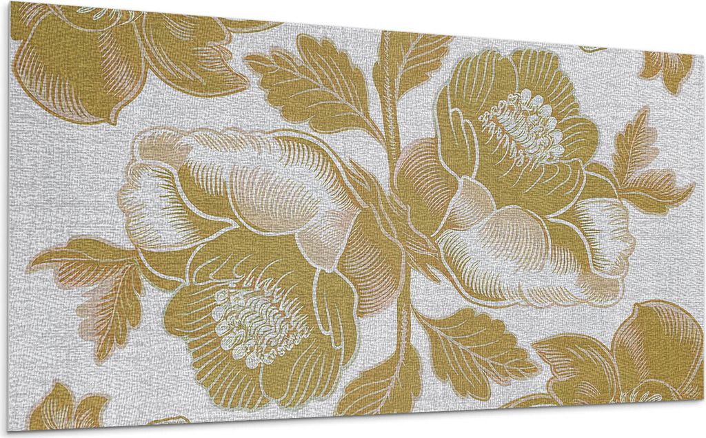 Blumenmuster Auf Dem Hintergrund – Selbstklebende Fliesen – Wandverkleidung – Wandpaneel – PVC Fliesen – Vinylflisen – PCV Flisen – S...