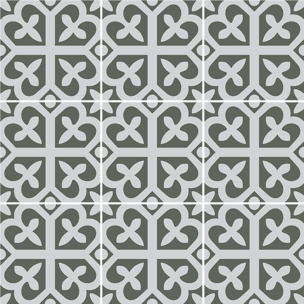 Selbstklebende Fliesenaufkleber für Küche und Bad – 9 Fliesenaufkleber im Azulejos Fabrizio-Stil – 9 Aufkleber, 10 x 10 cm