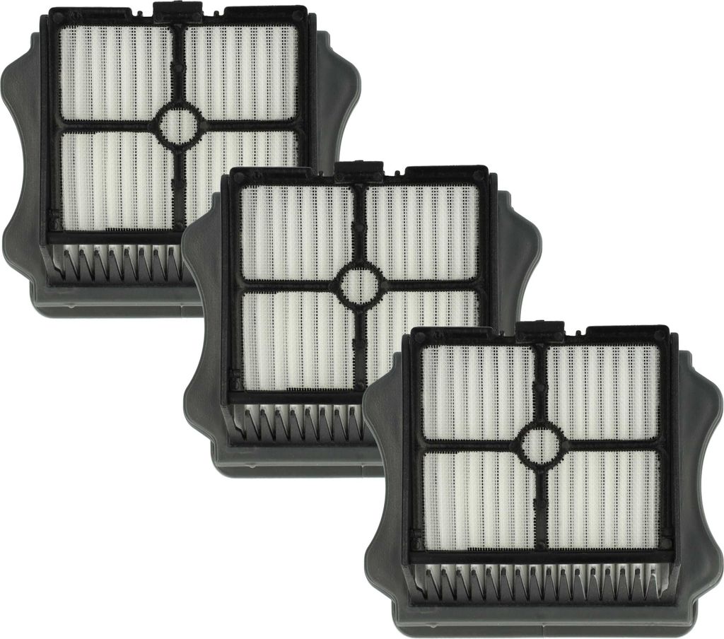 vhbw 3x Flachfaltenfilter kompatibel mit Tineco iFloor3 Produktbild 