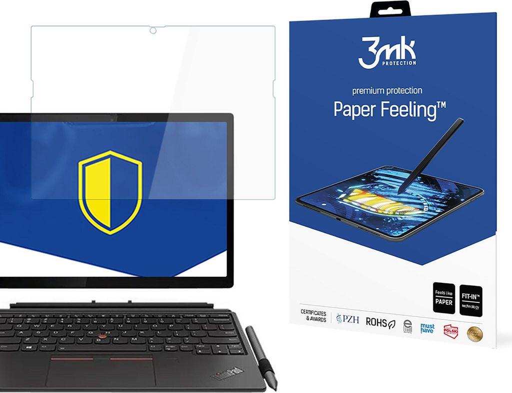 3mk Display Schutzfolie Paper Feeling für Lenovo ThinkPad X12 Detachable Gen 2 transparent