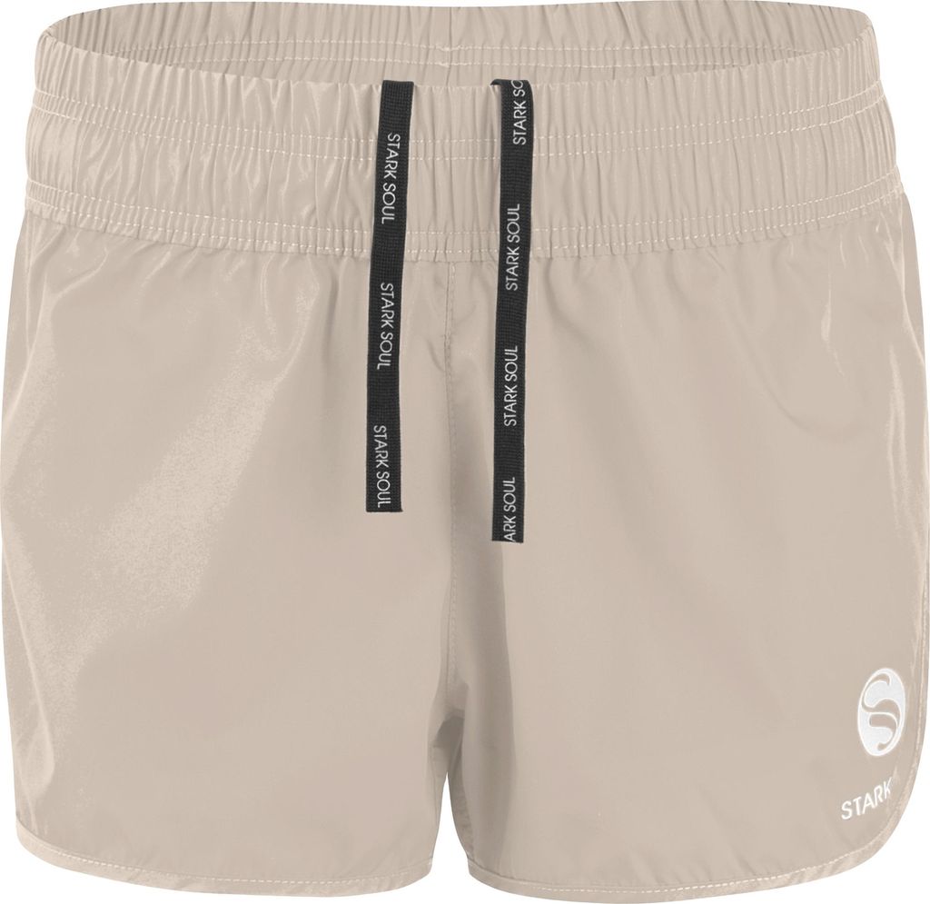 Stark Soul Damen Sport Shorts, kurze Sporthose L Beige