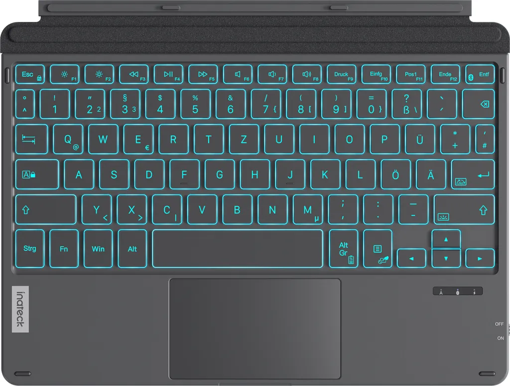 inateck KB02028_GRAY inateck Keyboard Surface gray Surface GO 1-4 Compatible
