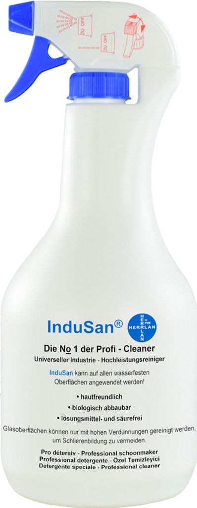 InduSan - Reinigungskonzentrat I 1.000 ml Sprühflasche I Produktbild 
