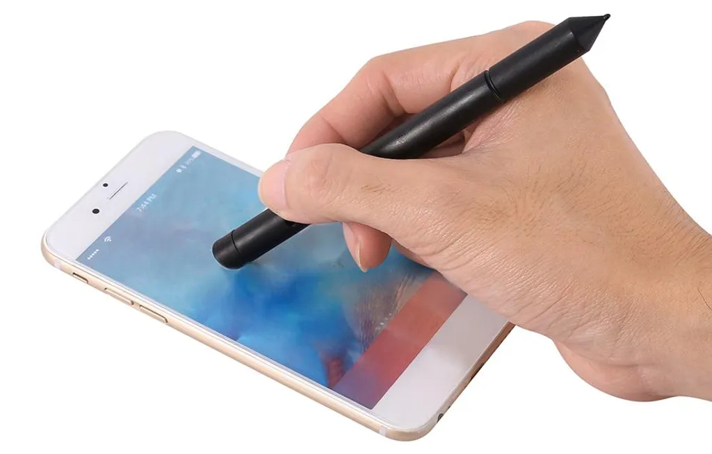 Stylet 2 en 1 à pointe fine pour iPad et iPhone écran tactile capacitif - 3