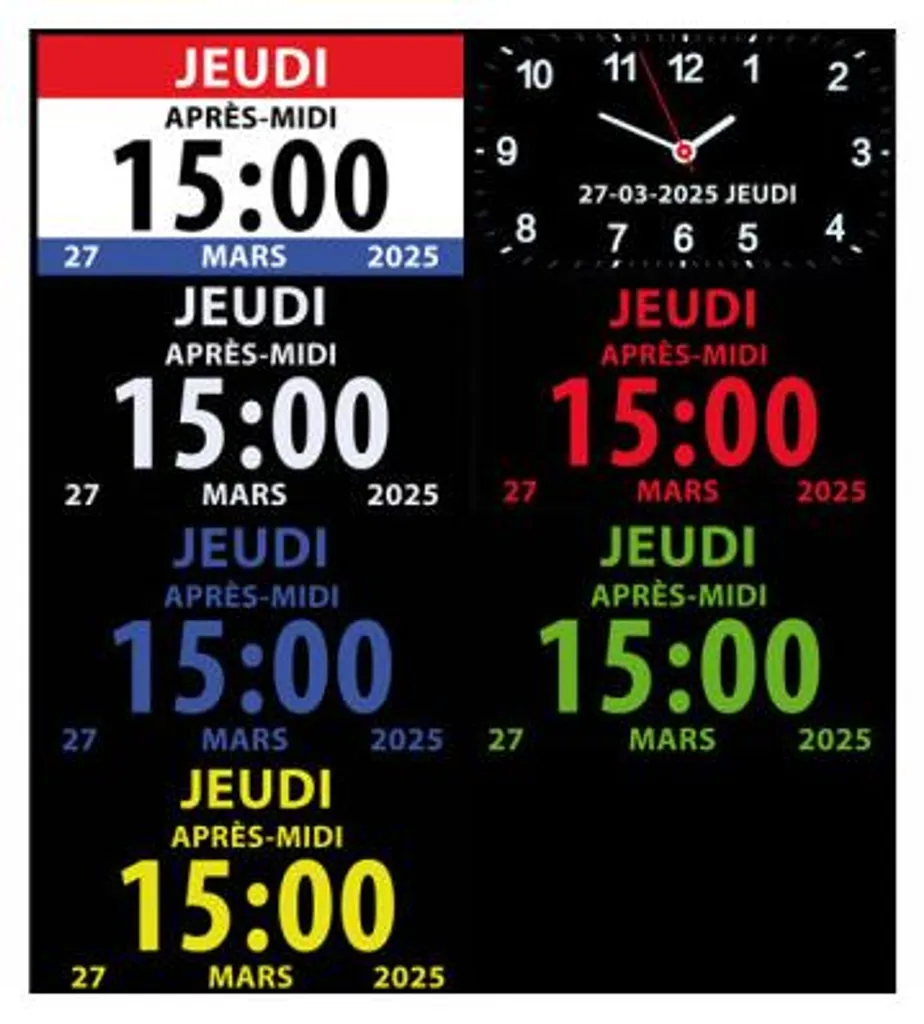Horloge Numérique contre les Oublis : Écran 10", Rappels et Photos - 5