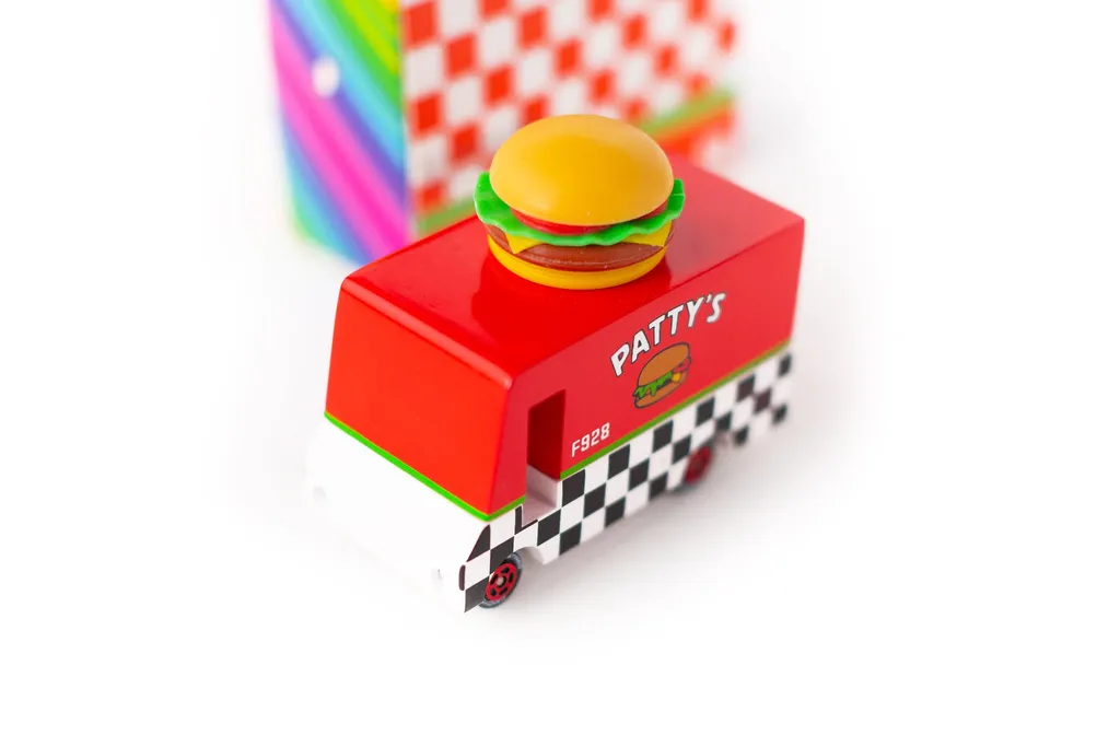 Voiture Jouet en Bois Patty's Hamburger Wagen Candylab Collection