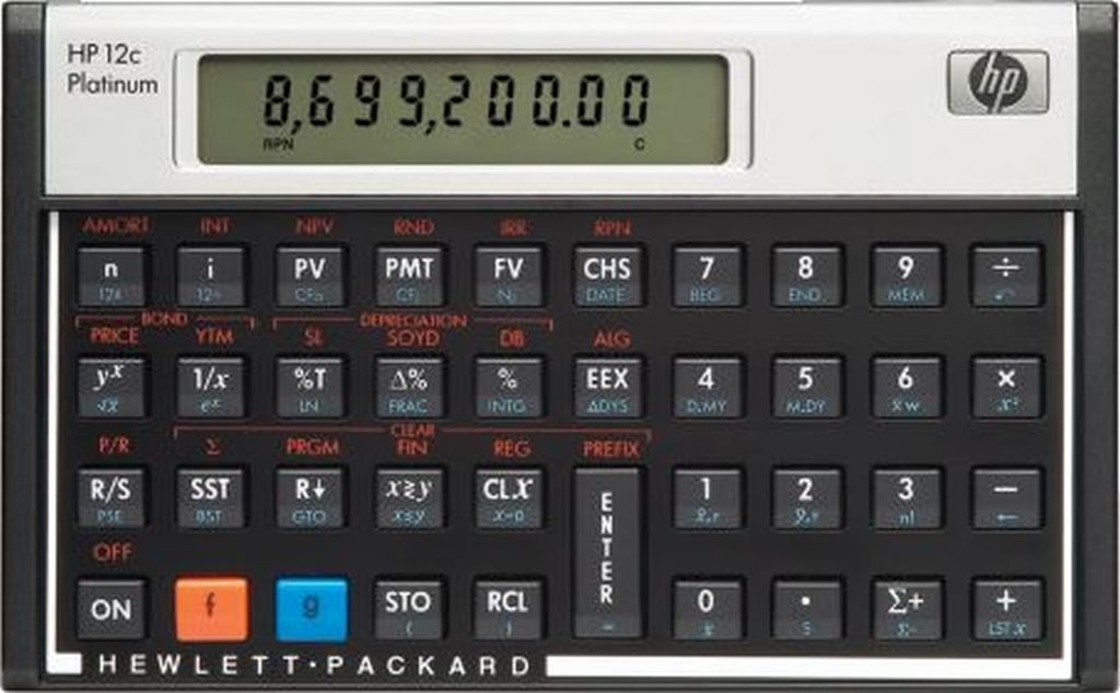HP 12C Platinum Financial Calculator Produktbild 