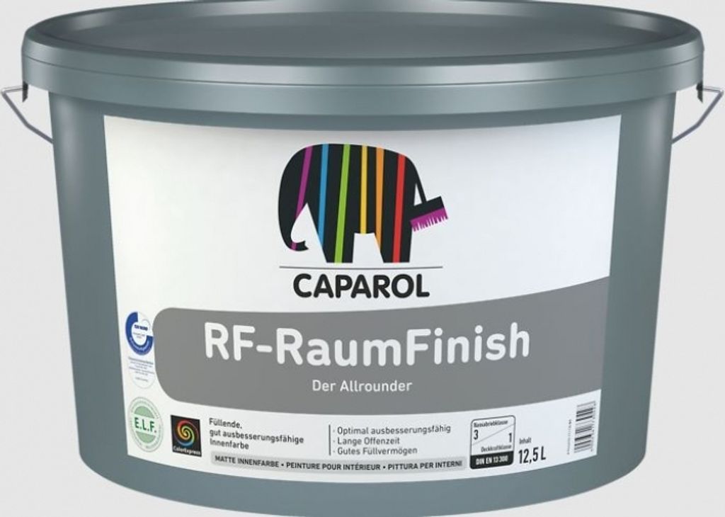Caparol RF-Raumfinish 12.5L Innenwandfarbe speziell für Produktbild 