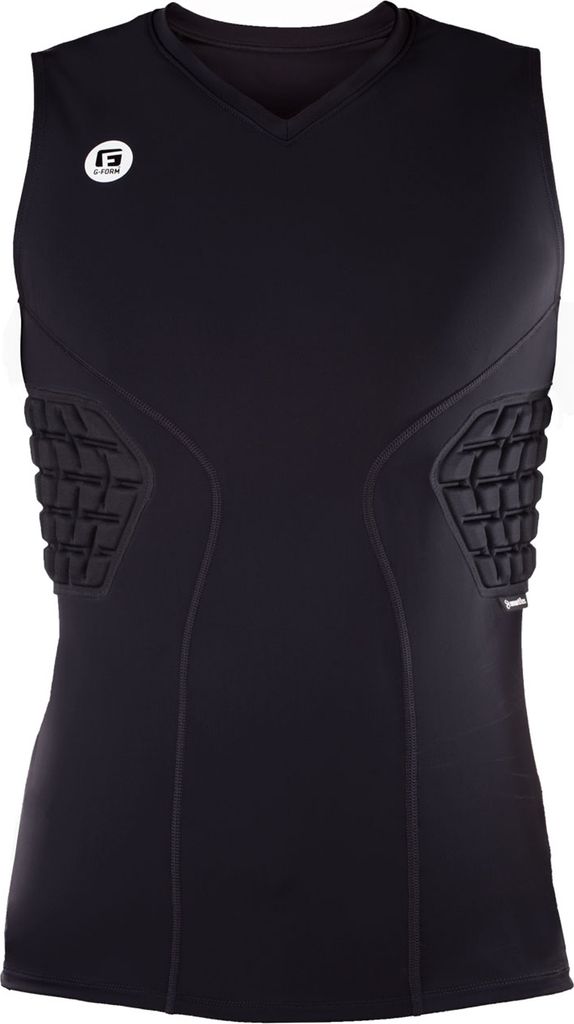 G-Form Pro Team Tank Kompressions-Basketballtrikot Herren - Schwarz | Größe: L