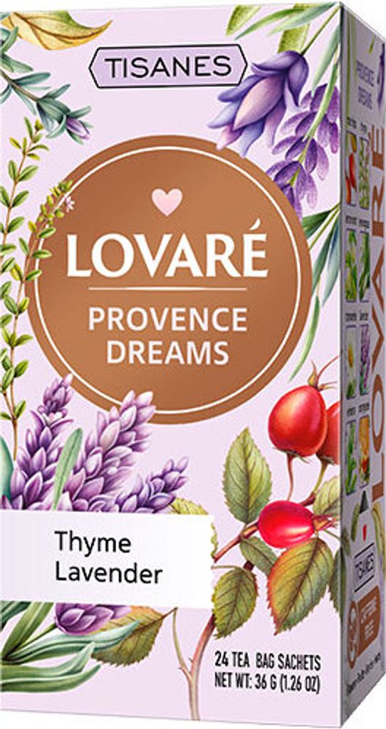 LOVARÉ Provence Dreams 36g (24 sáčků, bylinný čaj) Obrázek produktu 