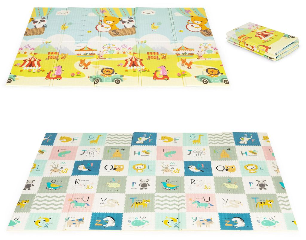 ECOTOYS detská skladacia obojstranná penová podložka Obrázok produktu 