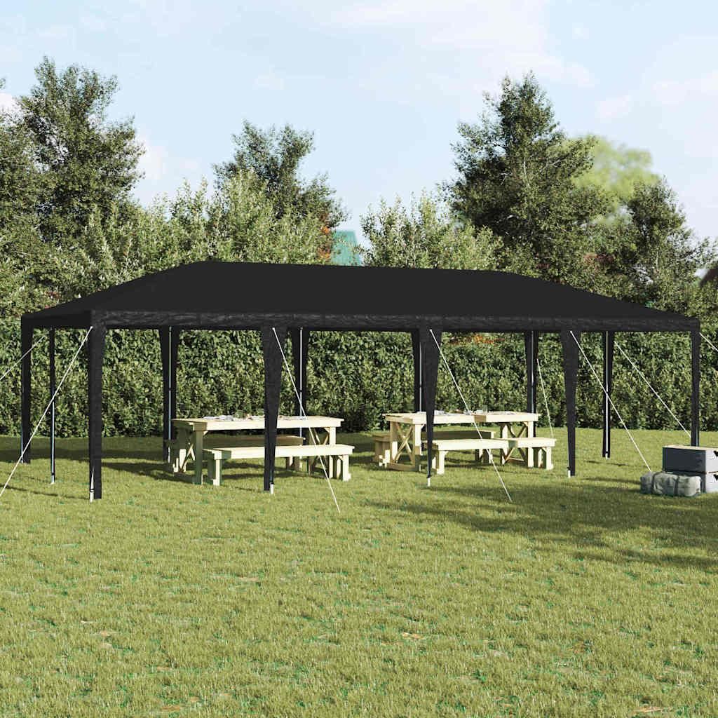 Party-Zelt Anthrazit 800 x 400 x 266 cm Polyethylen und Stahl