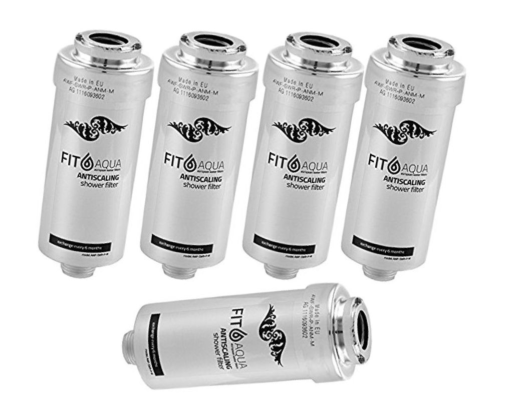5 x Duschfilter FitAqua Antiscaling Wasserfilter für Dusche Produktbild 