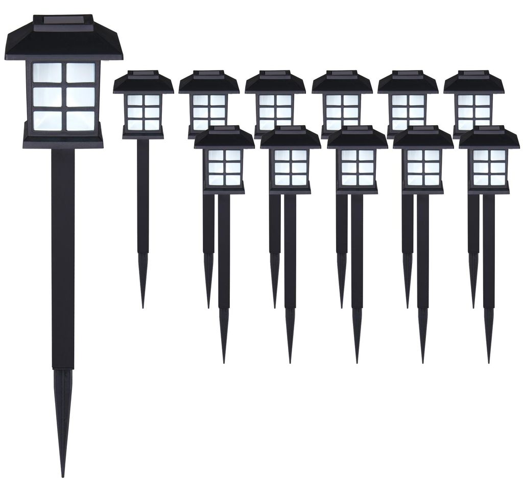 DEUBA® Solarlampe für Außen 12er Set LED Wetterfest IP44 Produktbild 