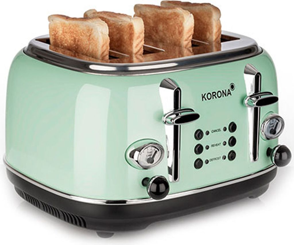 KORONA RETRO-Toaster, 230V/1630W, für 2+2 Brotscheiben Produktbild 