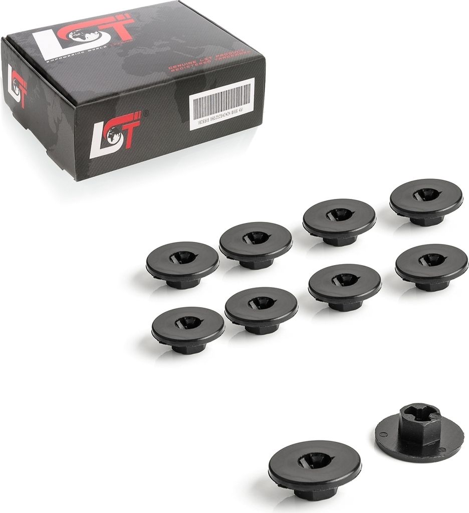 10x Befestigungs Clips Radhausschale Kotflügel für Fiat 500 Doblo Alfa Romeo 159