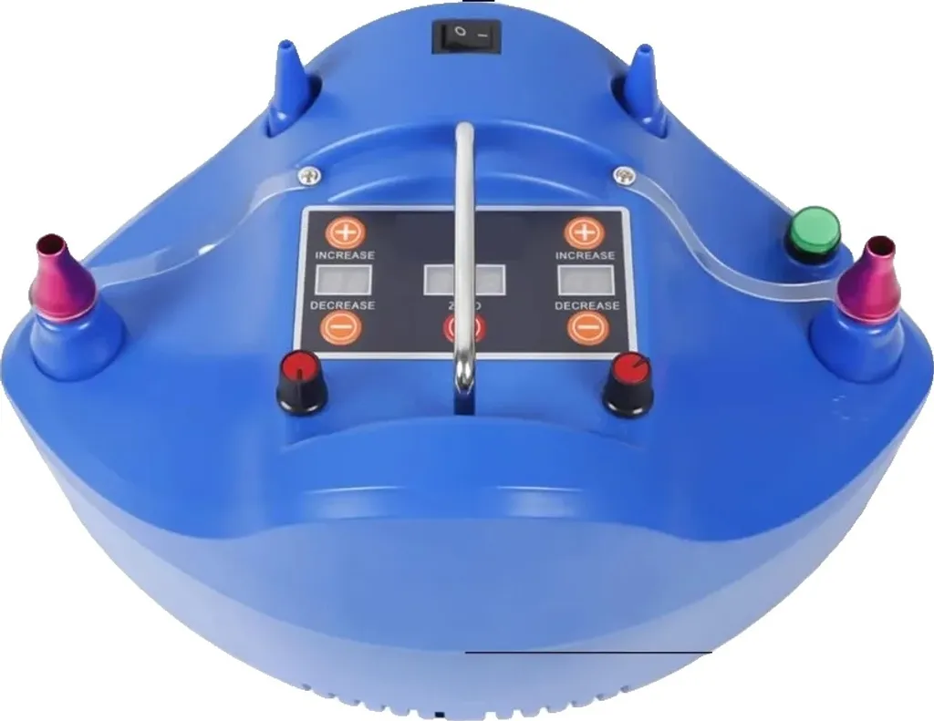Pompe à ballons électrique 1200W bleue avec minuterie intégrée