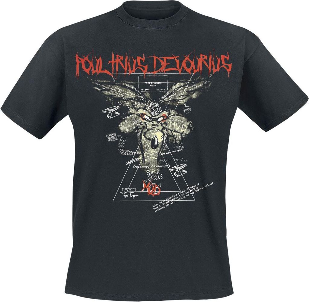 Looney Tunes T-Shirt Herren Coyote schwarz XL