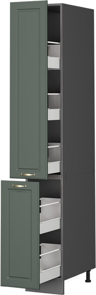Apothekerschrank Vicco Fame-Line Grün-Gold Landhaus 30 cm, Produktbild 