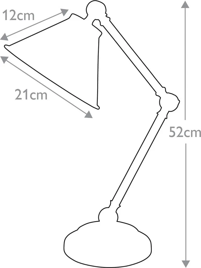 Lampe de bureau rétro Provence grise et laiton vieilli Elstead Lighting - 11