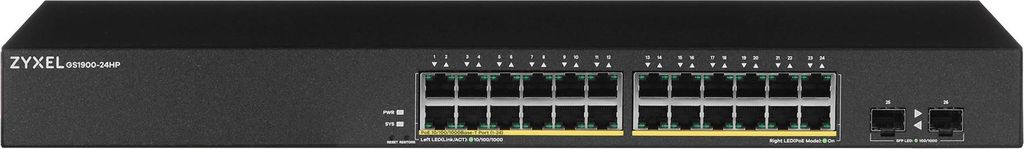 Switch zarządzalny Gigabit Zyxel 26 portowy PoE+ 170W