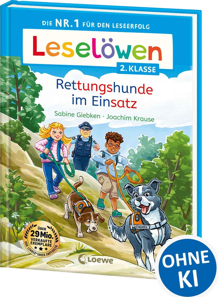 Leselöwen 2. Klasse - Rettungshunde im Einsatz Produktbild 