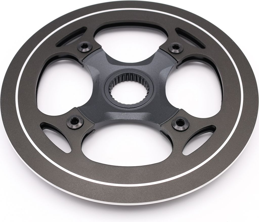 Bafang | 44T Kettenblatt CW G3320.1A für M400 M410 Mittelmotoren, 49mm Kettenlinie E-Bike Pedelec Schwarz