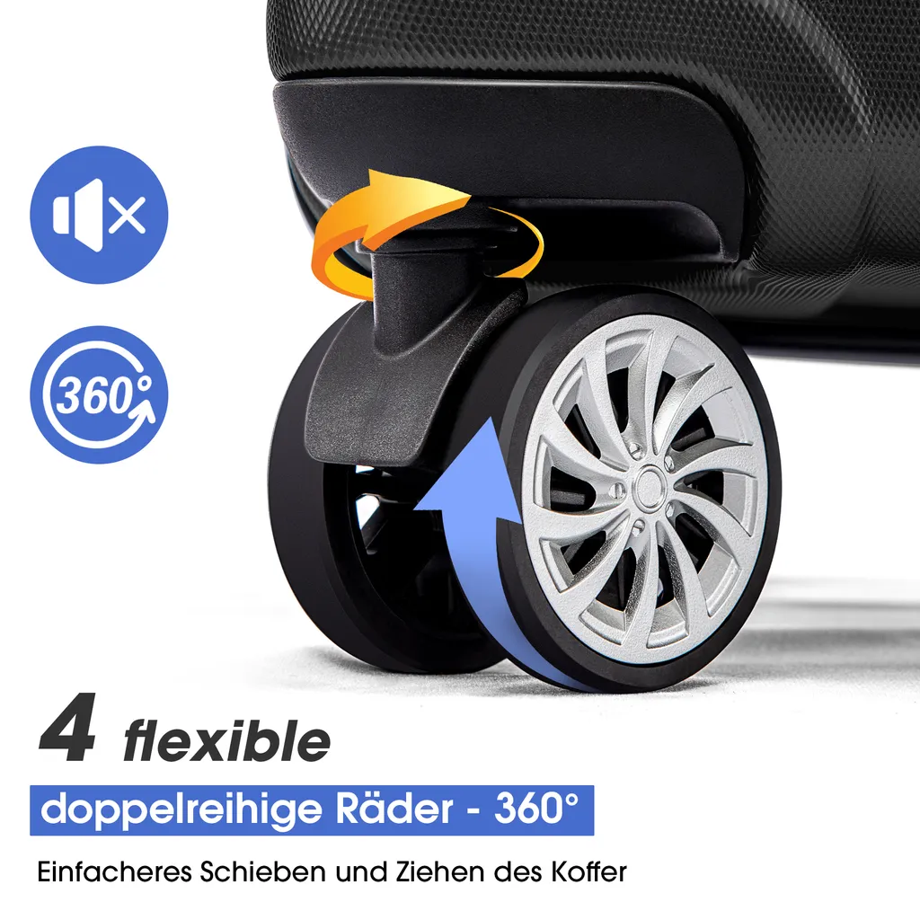 Valise rigide extensible et résistante pour soute et cabine avion