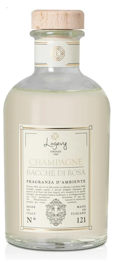Diffuseur de Parfum d'Ambiance Champagne et Baies Roses Logevy 500 ml