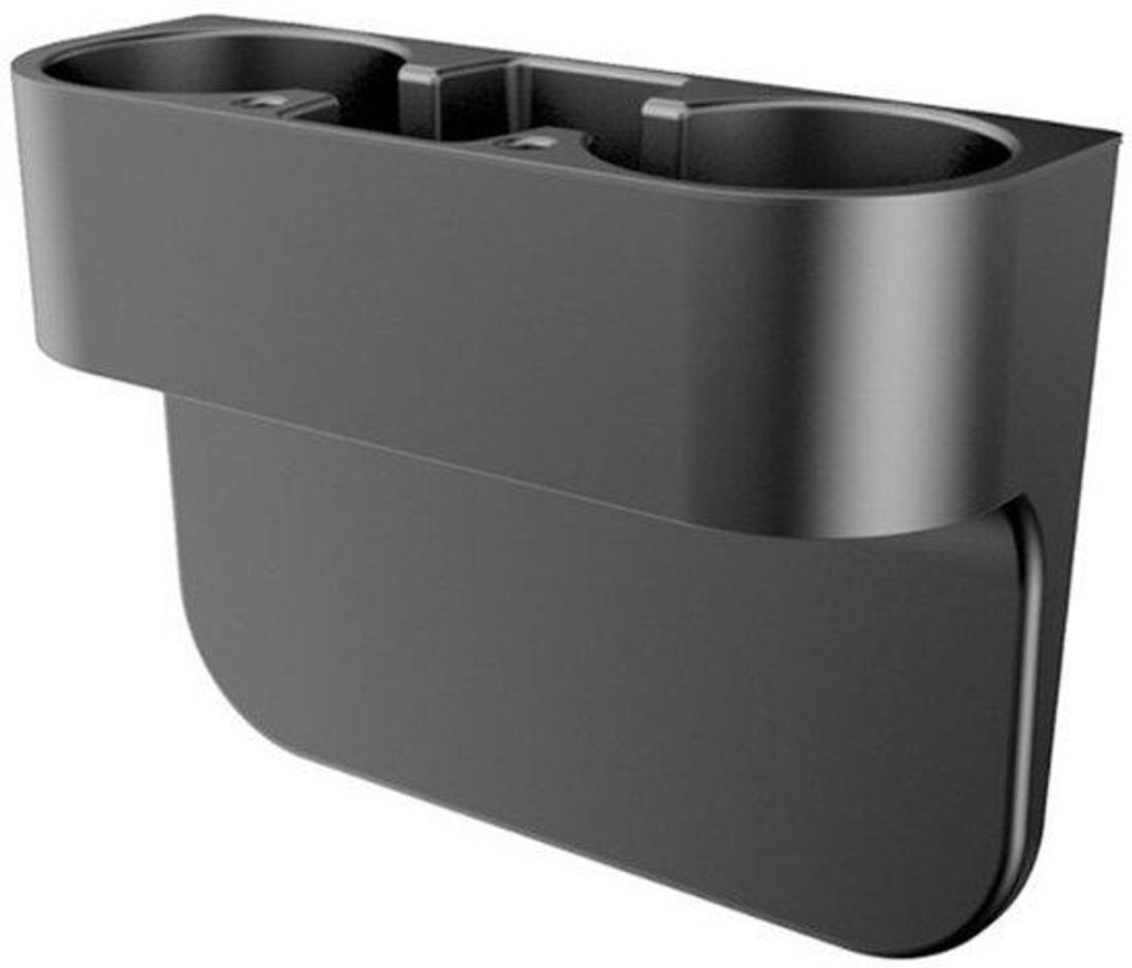 Universal Auto-Trinketbox - Schwarz - Auto-Accessoire - Universaler Trinkgut-Container - Schwarz - Auto-Organizer - Universal