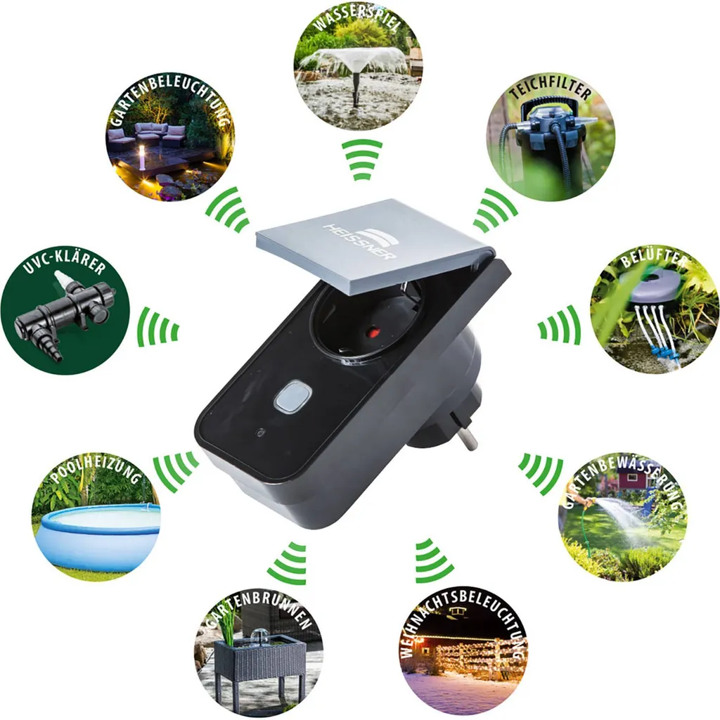 Prise connectée WiFi pour domotique - Adaptateur Schuko pour programmation - 2