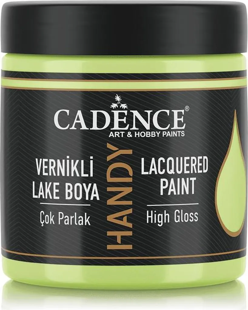 Cadence Peinture Acrylique Haute Brillance 250 ml Kiwi Green pour Loisirs