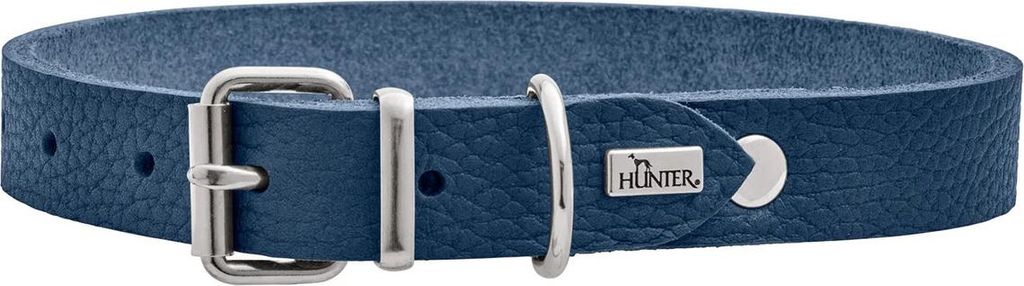 Hunter Halsband Valdivia dunkelblau, Größe: S-M / 47 cm / Breite: 1,8 cm