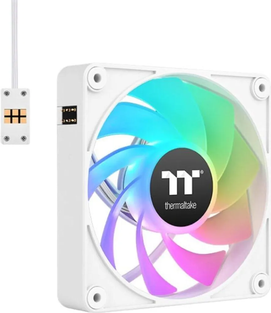 Kit 3 Ventole 140mm Thermaltake CT140 EX Reverse ARGB Sync White