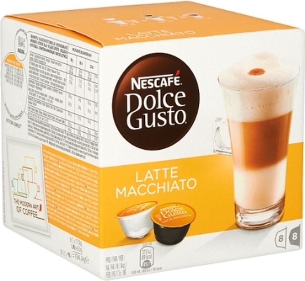 Nescafé Dolce Gusto Latte Macchiato, káva, kávové kapsule, Obrázok produktu 